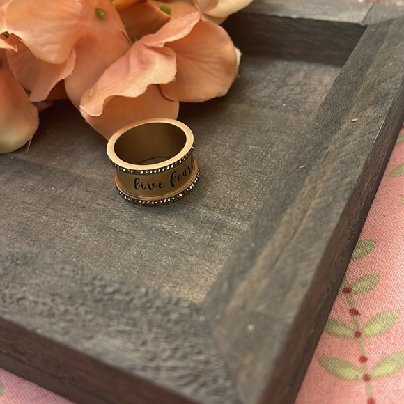 JBloom Chunky Ring with Rhinestones - Picture 2 of 3